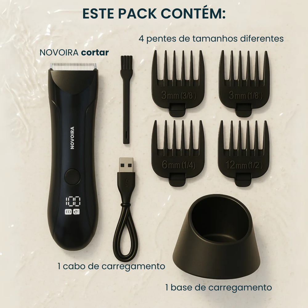 NOVOIRA cortar -  Uma depilação íntima suave, segura e sem irritações
