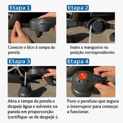 Pulverizador elétrico de espuma 2L 12000RPM